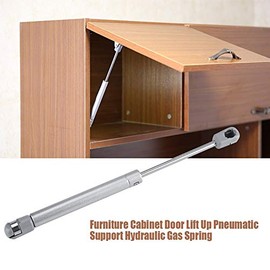 Gas Spring, 2Pcs 80N Gas Struts Force Door Lift Support Furniture Soft Close Hinges Lift Support Cupboard Hinges Lid Stay Cabinet Pneumatic Support Door Kitchen