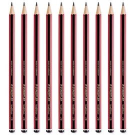 STAEDTLER Tradition Pencil - Drawing Sketching Art - Pack of 10 Pencils - Grade 2B