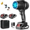 Fostex Cordless Leaf Blower, Handheld Turbo Air Blower with 2