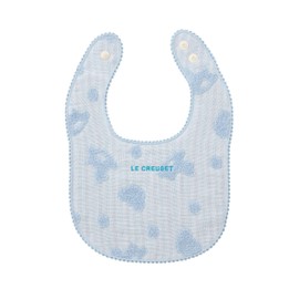 Le Creuset Children's Baby Tie & Spoon Gift Set, Coastal Blue, Baby Shower, First Eating Boys, Gift
