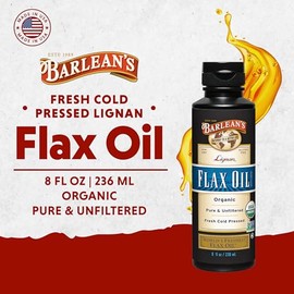 Barlean's Organic Oil Lignan Flax Oil 8 oz