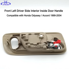 Lcyolada - Manija interior interior del lado del conductor para Honda Odyssey 1999-2004; Honda Accord 1998-2002, color beige