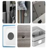 Aoktorkit 100 Pcs Plastic Plugs, 10mm White Plastic Hole Plugs,