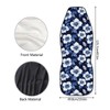 Brosoneto Hawaiian Hibiscus Car Seat Covers White Floral Tropical Flower