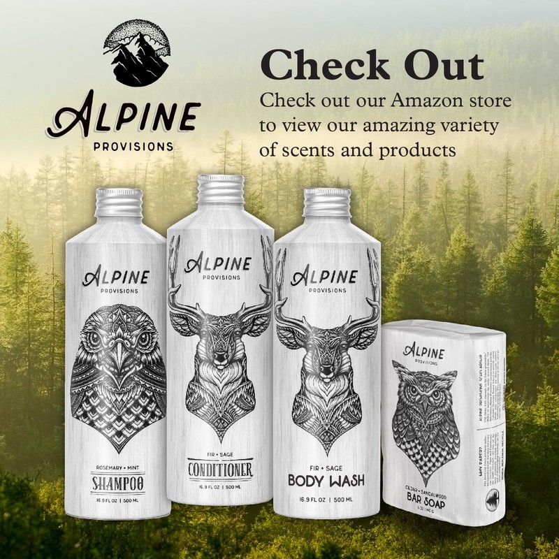 Alpine Provisions Natural & Organic Body Wash with Rosemary &