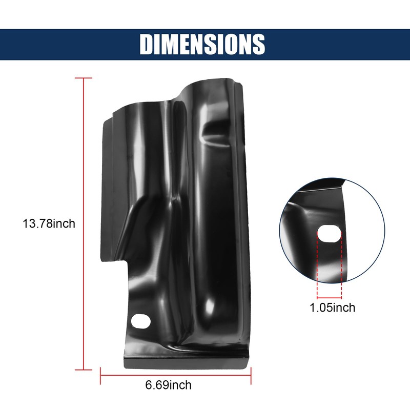 Pickup Truck Cab Corners Compatible with Ford F150 2009 2010