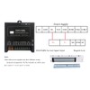 Electromagnetic Lock 600LBS 280KG Holding Force 5 Wire Signal Output