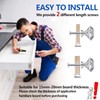 JIIDAA 6 PCS Cabinet Knobs with 2 Sizes Screws, 30mm