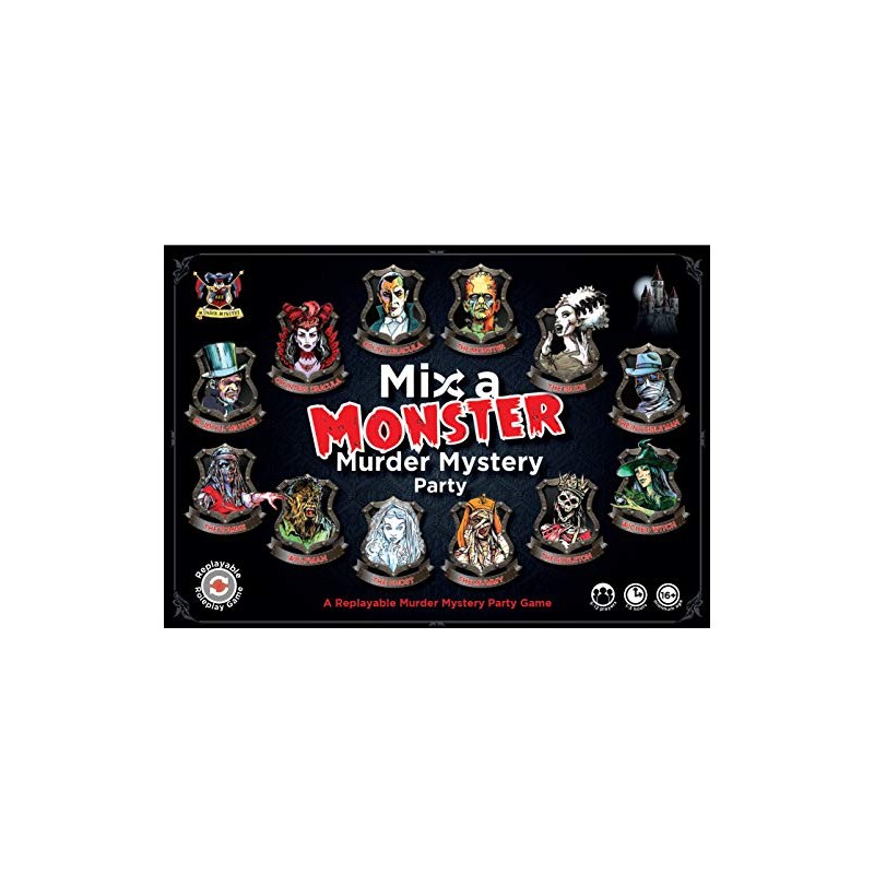 Mix a Monster Murder Mystery Party Game