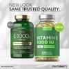 Vitamin E Oil Capsules | 1000iu Strength | 200 Softgels