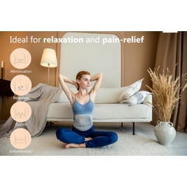 Vulpés BellyBelt Intelligent Heated Heat Belt for Abdominal Pain, Abdominal Pain, Can be Used for Periods, Menstruation, Cystitis, Endometriosis, Developed in Germany