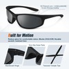 VMAEB Sports Polarized Sunglasses for Mens Womens - Wrap Around