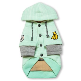 Touchdog Hampton Beach Designer Ultra Soft Sand-Blasted Cotton Pet Dog Hoodie Sweater