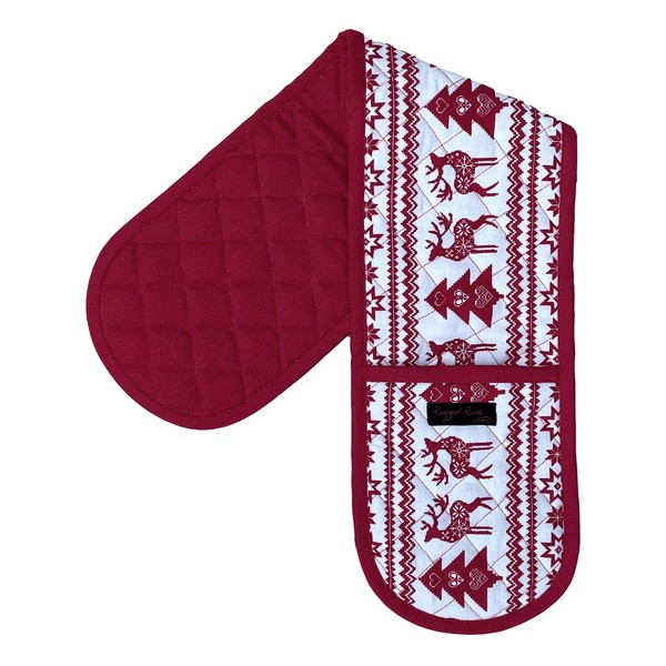 Double Oven Gloves - 84 cm x 18 cm x