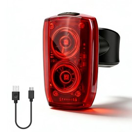 APECYC Bike Tail Light, Rechargeable Bicycle Rear Light for Night Riding