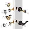 Probrico Oil Rubbed Bronze Entry Lever and Deabolt Set, Keyed