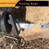 MORETOPGOOD Double-Sided Reciprocating Saw Blade,9 Inch Wood Pruning Japanese Teeth