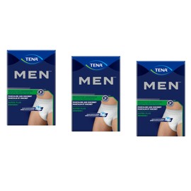 TENA Men Protective Underwear, Super Plus, 16 ct (Pack of 3)