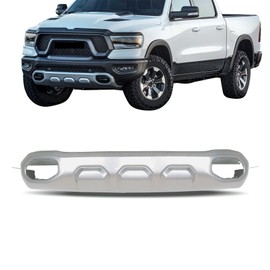 LABLT Replacement for Ram 1500 Rebel Tra 2019 2020 2021 2022 2023 2024 Front Bumper Protective Panel Silvery Replacement for 5ZB47MS5AA