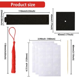 Gyufise 24Pcs 2025 Graduation Cap Cupcake Toppers with Tassel DIY 2025 Congrats Grad Cupcake Picks Graduation Cap 2025 Graduation Cupcake Picks for Graduation Theme Party Supplies Black Red