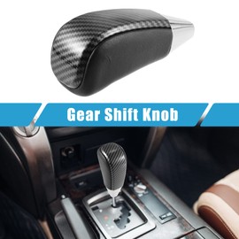 A ABSOPRO Gear Stick Shift Knob Gear Shift Knob Stick Shifter for Toyota Land Cruiser 2016-2021 4Runner 2003-2021 Tundra 2008-2021 Carbon Fiber Pattern Black