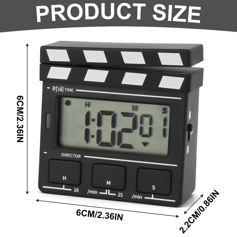 SuerZaro Magnetic Kitchen Timer Digital Display