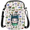 WCGXKO Anime Inspired Messenger Bag Animated Movie Themed Zipper Crossbody