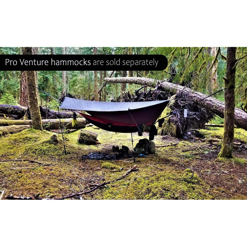 Pro Venture Waterproof Hammock Rain Fly [12ft x 9ft] -