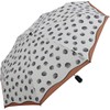 Knirps Comet Women's Folding Umbrella Large Duomatic UV Protection, cream,