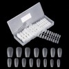 Annhua Nail Tips, Clear, 270 Pieces, Ultra Thin, Matte, Long,