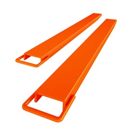 GARVEE Forklift Extensions, 84" Length 4.5" Width Fork Extensions for Forklifts, Heavy Duty Steel Forklift Attachment, 1 Pair Pallet Fork Extensions, Orange