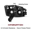 JSBOYAT Headlight Assembly Compatible with 2004-2015 Titan / 05-07 Armada