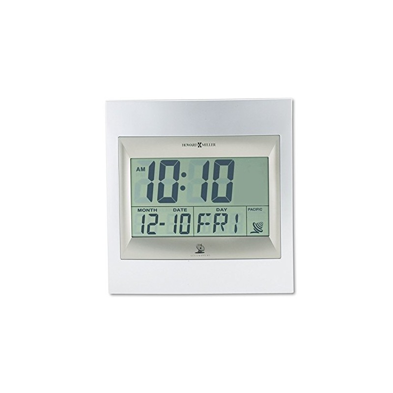 Howard Miller Techtime II Wall Clock 625-236 – Digital Alarm