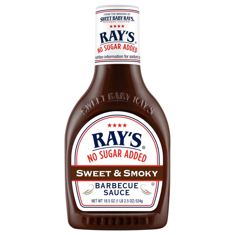 Ray's No Sugar Added Sweet & Smoky Barbecue Sauce, 18.5