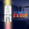 BROTOU G9 Halogen Bulbs, 230V 500LM 2800K Warm White Capsule