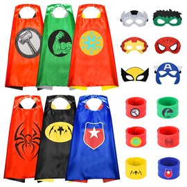 Gralal Toys for 3-12 Year Old Boys, Superhero Costumes for Boys Toys Age 3 4 5 6 7 8 Kids Toys Age 3-9 Year Old Boy Gifts Superhero Capes for Kids Fancy Dress Garden Toys Easter Party Supplies