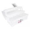 Sanhome Caja Multiusos Vanity Rosa/transparente 14'' - 6402 Sanhome