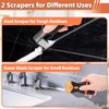 6 Pcs Caulk Tool Set-Multi-Purpose Silicone Caulking Tool Kit with