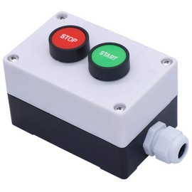 Taiss/red green momentary push box AC 660V 10A start stop button NO NC Push Button Switch Station HB2-Start/Stop-Box