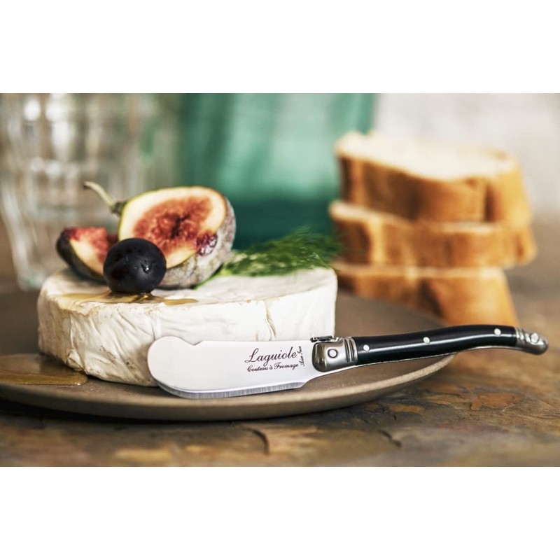 Laguiole Style de Vie Käsemesser-Set Premium Line, 3-teilig, Schwarz