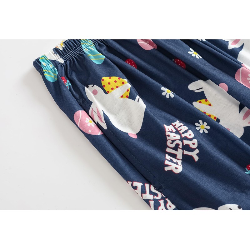 Vopmocld Big Girls' Short Sleeve Long Pants Pajama Sets 2PCS