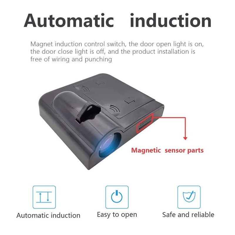 2pcs Wireless Car Door Logo Lights, Car Door Projector Light