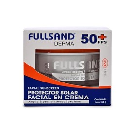 FULLSAND Derma Protector Solar En Crema Facial FPS 50+, Protección Solar Certificada 50 G. (50 Gramos)