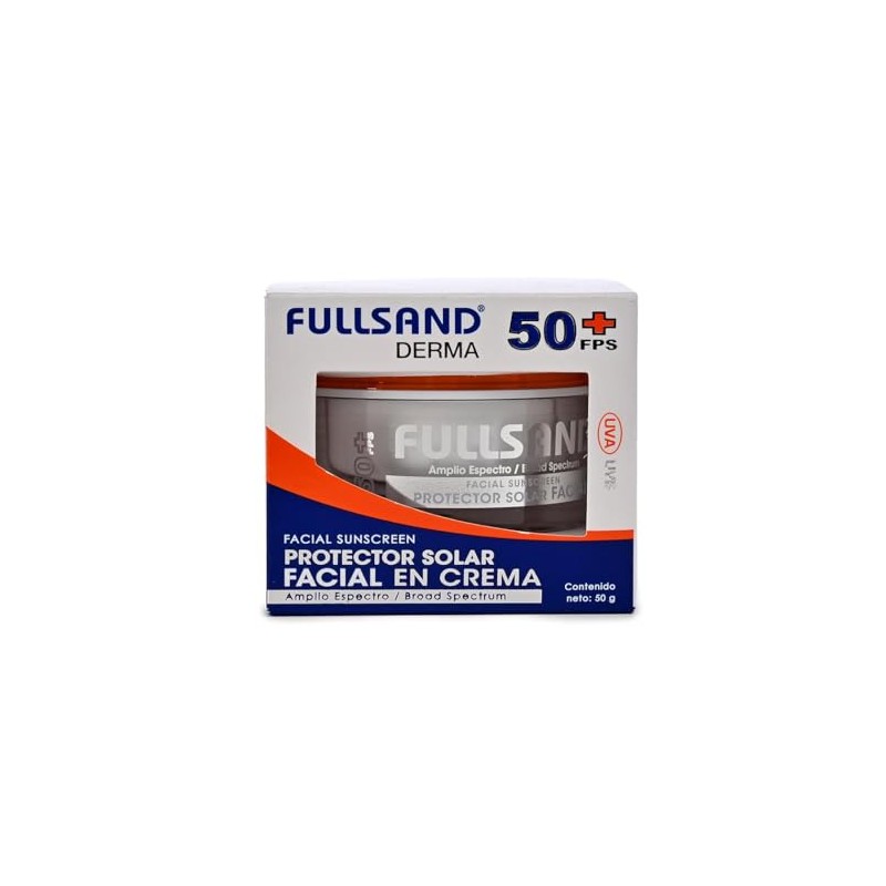FULLSAND Derma Protector Solar En Crema Facial FPS 50+, Protección