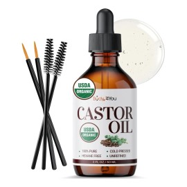 Bodyj4you Aceite De Ricino Orgánico Bodyj4you - Puro 100%