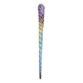 Wizards Fantasy Cosplay Rainbow Unicorn Horn Magic Wand Staff Prop Accessory 13"