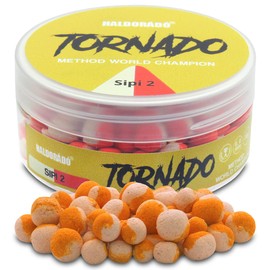 Haldorado TORNADO Method World Champion Carp Fishing Baits Pellets/Boilies, Orange-Cinnamon Flavoured, Orange-White Coloured, 4 Different Baits, Sipi 2