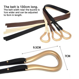 OYUEGE Women Horseshoe Buckle Belt Thin U-Shaped Wasit Belts For Coat