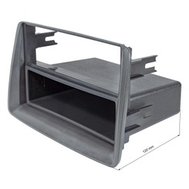 tomzz Audio 2414-002 Radio Faceplate Compatible with Fiat Panda 169 Anthracite