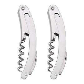 YISIDA - Sacacorchos para camarero, acero inoxidable 430, tres en uno, sacacorchos, abrebotellas y cortador de papel dentado, ideal para cocina, restaurante, bares y entusiasta del vino